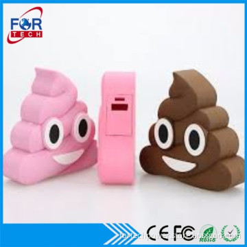 New Arrival Wholesale Emoji Power Bank Charger Cheap Unicorn Power Banks Cartoon Cute Emoji Poop Unicorn